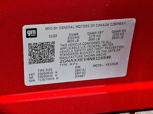 Used 2022 Chevrolet Equinox Premier AWD/4WD image 25