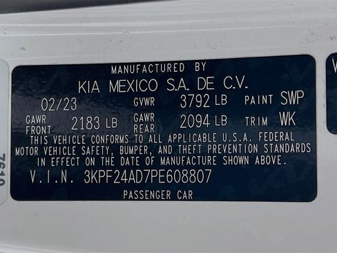 Certified 2023 Kia Forte LXS w/ LXS Technology Package image 13