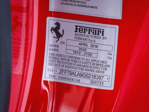 Certified 2016 Ferrari 488 GTB image 26