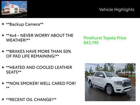 Used 2023 RAM 1500 Limited w/ Body Color Bumper Group image 19