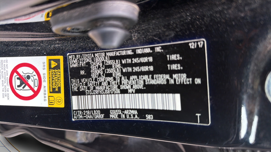 Used 2018 Toyota Highlander XLE AWD/4WD image 35