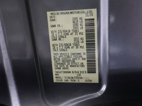 Used 2021 Nissan Rogue SV AWD/4WD image 43