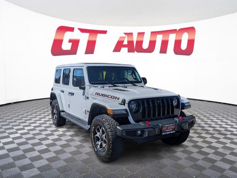 Used 2021 Jeep Wrangler Unlimited Rubicon w/ Uconnect 4C Nav & Sound Group AWD/4WD image 1
