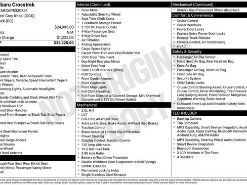 Certified 2023 Subaru Crosstrek 2.0i AWD/4WD image 51