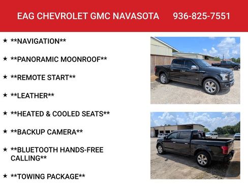 Used 2015 Ford F150 Platinum w/ Equipment Group 701A Luxury RWD image 4