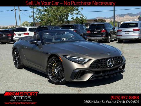 Used 2022 Mercedes-Benz SL 55 AMG 4MATIC w/ AMG Night Package II image 4