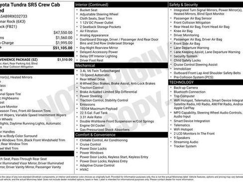 Used 2024 Toyota Tundra SR5 w/ SR5 Convenience Package RWD image 4