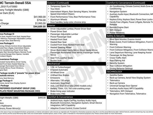 New 2026 GMC Terrain Denali image 44