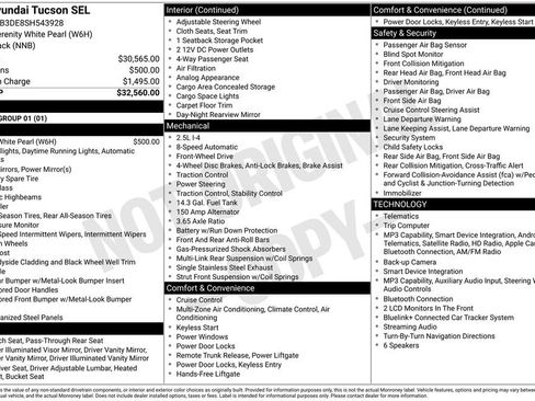 Used 2025 Hyundai Tucson SEL FWD image 49