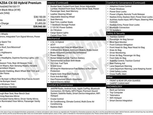 New 2026 MAZDA CX-50 AWD 2.5 Hybrid w/ Premium Pkg image 4