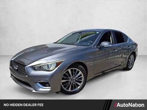 Used 2019 INFINITI Q50 Luxe w/ Essential Package (3.0T Luxe) RWD image 1