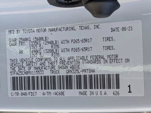 Certified 2021 Toyota Tacoma TRD Sport w/ Technology Package RWD image 23