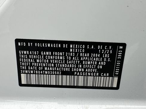 New 2026 Volkswagen Jetta S image 24