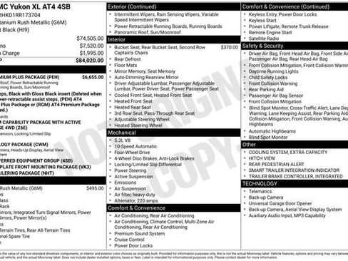 Used 2024 GMC Yukon XL AT4 w/ AT4 Premium Plus Package AWD/4WD image 4