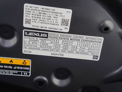 New 2026 Lexus NX 350h F Sport image 32