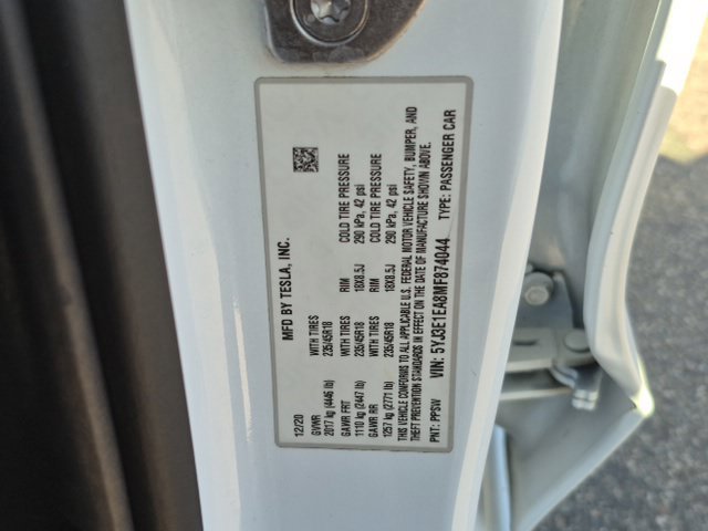 Used 2021 Tesla Model 3 Standard Range Plus RWD image 10