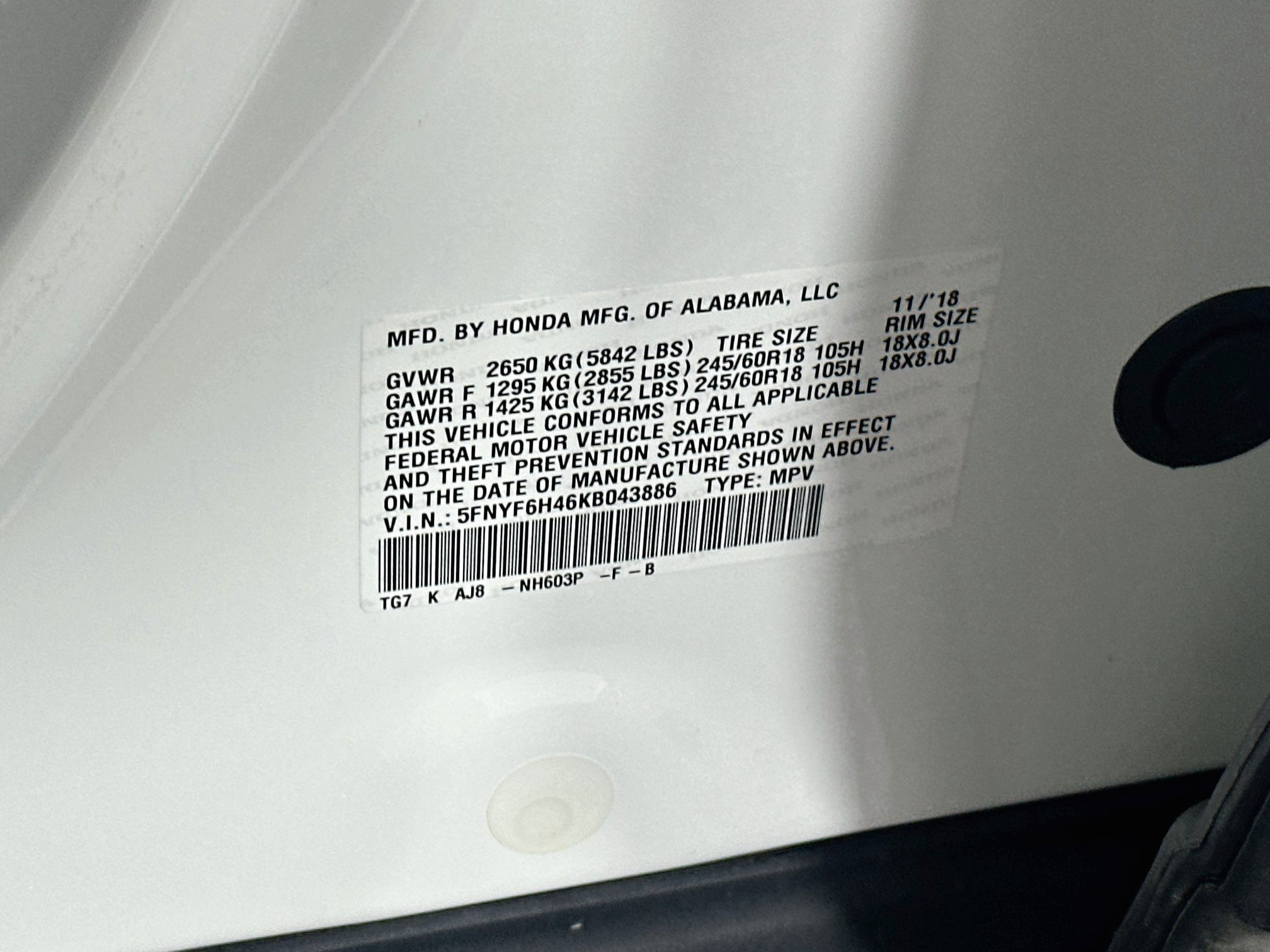 Used 2019 Honda Pilot EX-L image 12