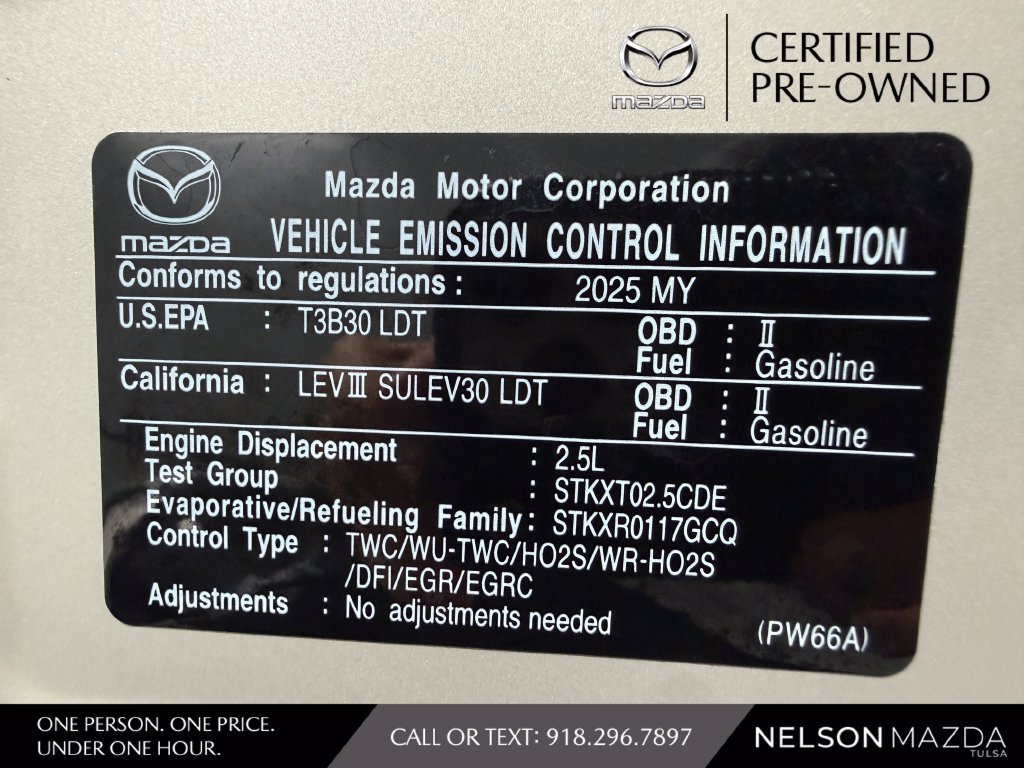 Certified 2025 MAZDA CX-5 AWD 2.5 S w/ Preferred Package image 54