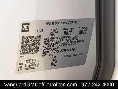 New 2026 GMC Yukon AT4 Ultimate w/ LPO, Floor Liner Package AWD/4WD image 27