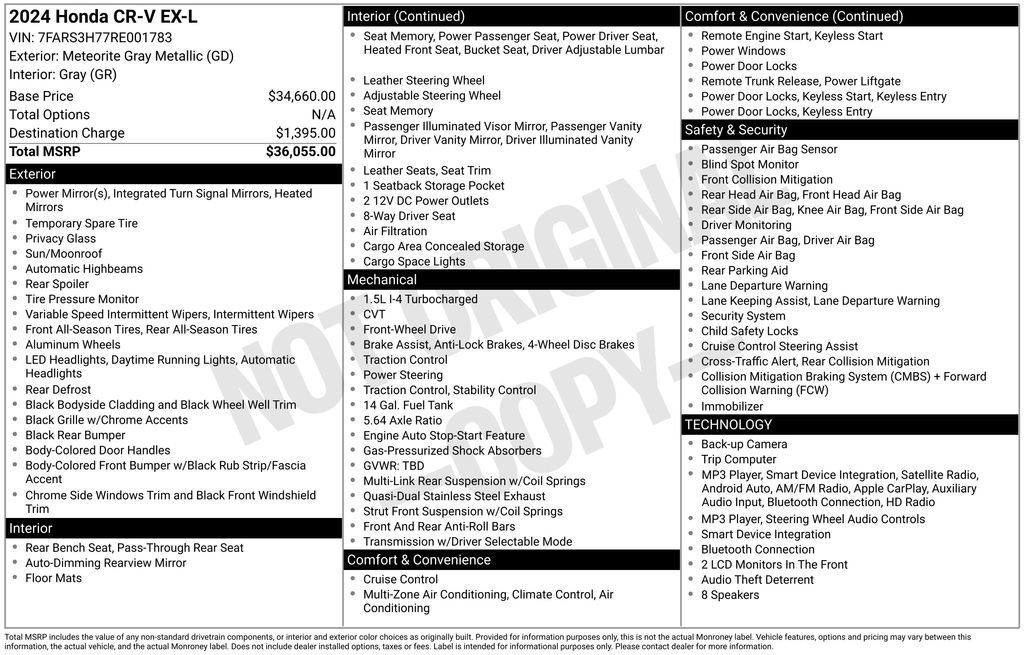 Certified 2024 Honda CR-V EX-L image 39