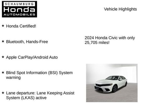 Used 2024 Honda Civic EX-L image 7