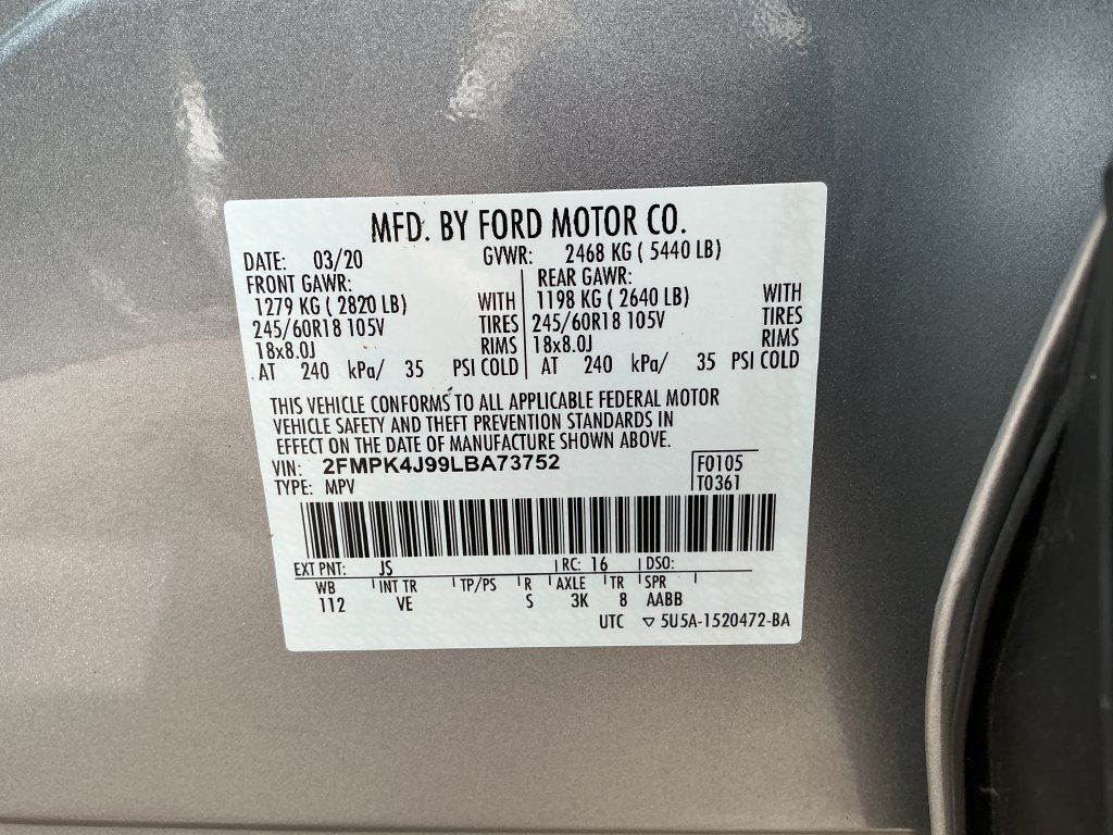 Used 2020 Ford Edge SEL w/ Cold Weather Package AWD/4WD image 30