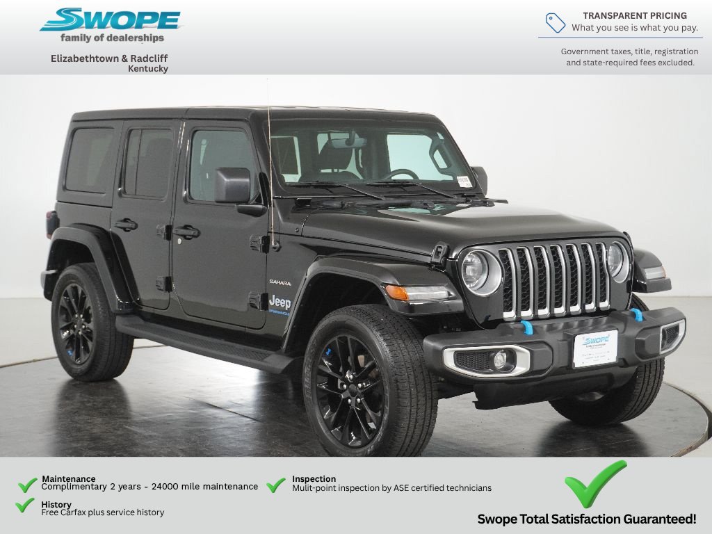 Used 2023 Jeep Wrangler Unlimited Sahara w/ Cold Weather Group AWD/4WD image 1