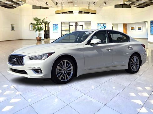 Used 2023 INFINITI Q50 Luxe w/ Cargo Package RWD image 1