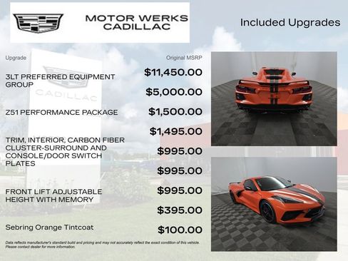 Used 2020 Chevrolet Corvette Stingray Premium Conv w/ 3LT Preferred Equipment Group image 9