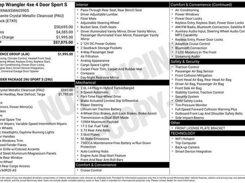 Used 2025 Jeep Wrangler Unlimited Sport S 4xe w/ Convenience Group AWD/4WD image 5