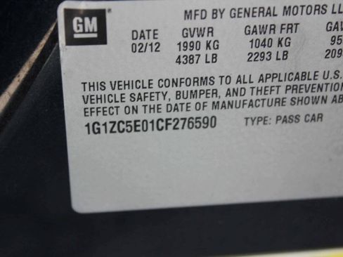Used 2012 Chevrolet Malibu LT w/ Power Convenience Package FWD image 11