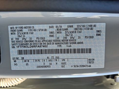 Used 2024 Ford F150 XLT w/ Mobile Office Package image 27