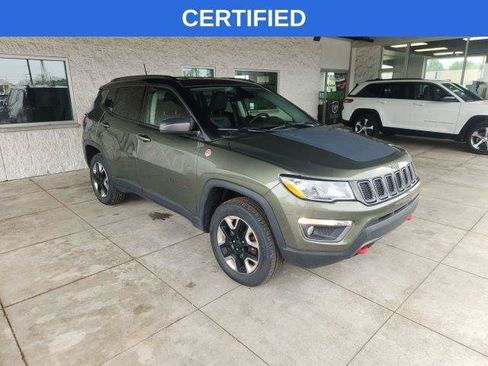 Certified 2017 Jeep Compass Trailhawk w/ Leather Interior Group AWD/4WD image 1