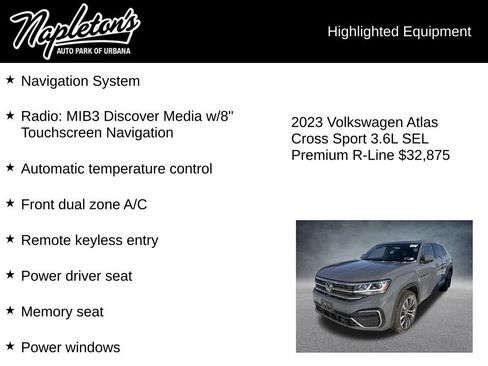 Used 2023 Volkswagen Atlas Cross Sport SEL Premium R-Line image 3