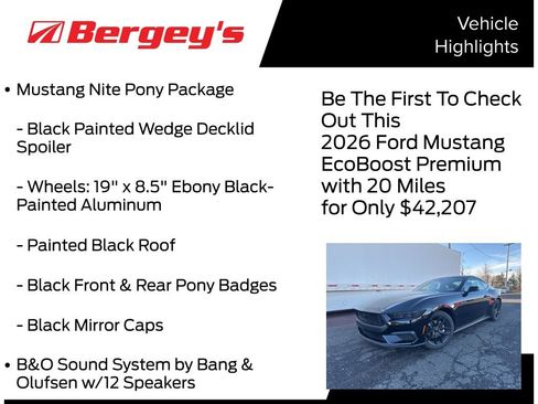 New 2026 Ford Mustang Premium image 5