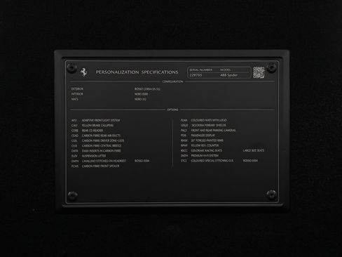 Certified 2018 Ferrari 488 Spider image 16