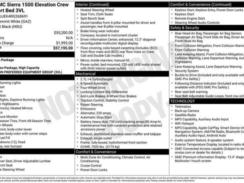 Used 2024 GMC Sierra 1500 Elevation AWD/4WD image 2