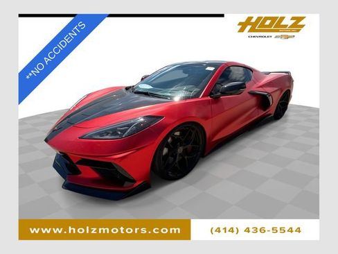 Used 2022 Chevrolet Corvette Stingray Premium Cpe w/ Z51 Performance Package RWD image 1