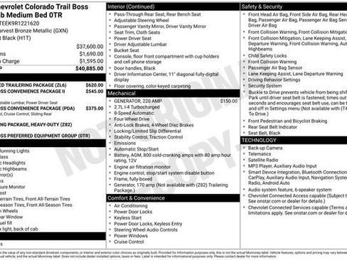 Certified 2024 Chevrolet Colorado Trail Boss w/ Advanced Trailering Package AWD/4WD image 4