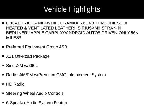 Used 2021 GMC Sierra 2500 AT4 w/ Gooseneck/5TH Wheel Package AWD/4WD image 2