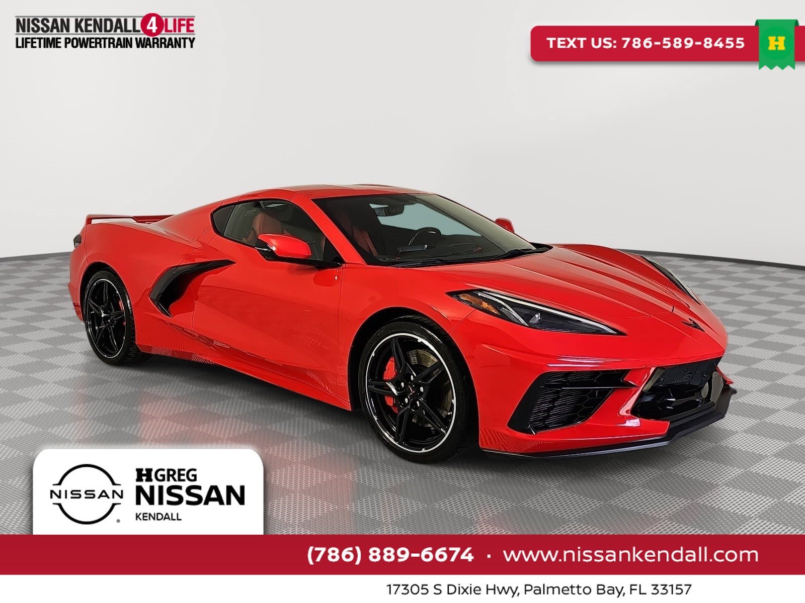 Used 2021 Chevrolet Corvette Stingray Premium Cpe w/ Z51 Performance Package RWD image 1