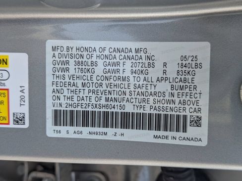 Used 2025 Honda Civic Sport image 32