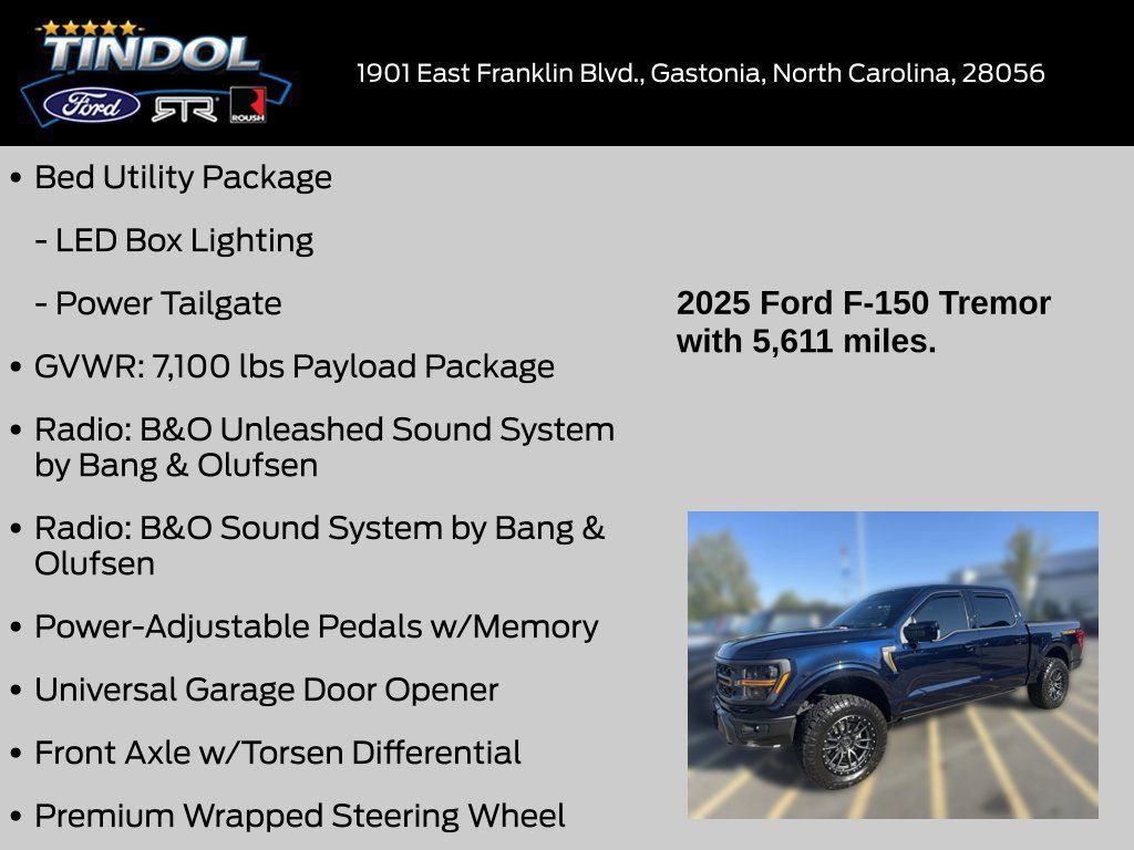 Used 2025 Ford F150 Tremor w/ Equipment Group 402A High AWD/4WD image 18