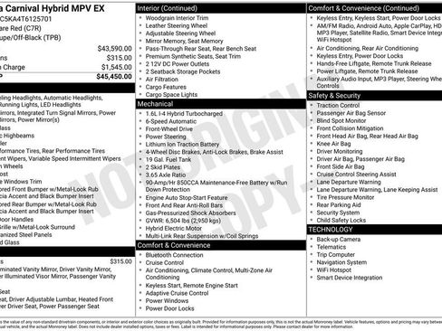 New 2026 Kia Carnival EX image 43