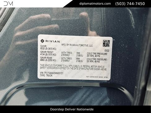 Used 2022 Rivian R1T Adventure AWD/4WD image 47