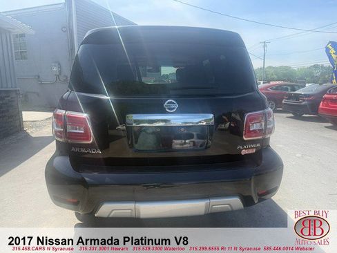 Used 2017 Nissan Armada Platinum w/ Captain Seat Package AWD/4WD image 4