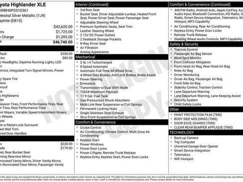 Used 2023 Toyota Highlander XLE image 30