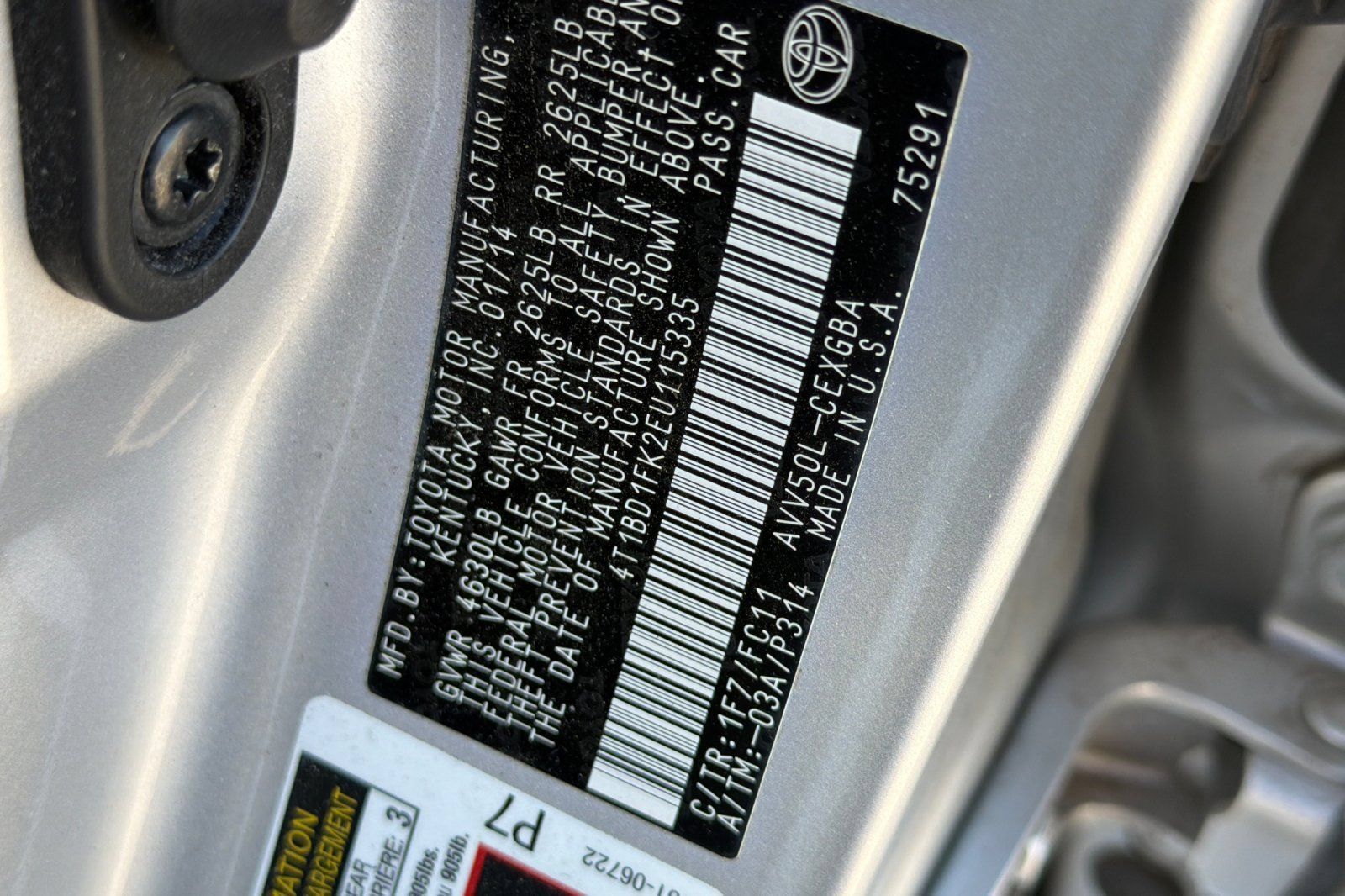 Used 2014 Toyota Camry XLE w/ Convenience Package FWD image 42