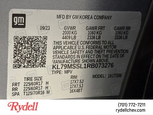 Certified 2024 Chevrolet TrailBlazer ACTIV w/ Convenience Package AWD/4WD image 22