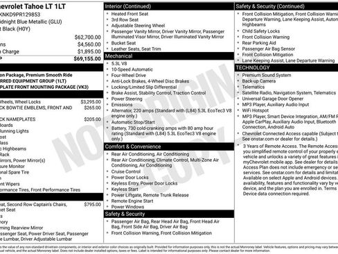 Used 2023 Chevrolet Tahoe LT AWD/4WD image 15